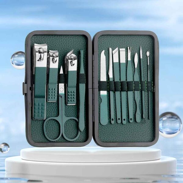 Manicure Set Professional Nail Clippers Kit Pedicure Care Tools- Stainless Steel Women Grooming Kit for Travel or Home - Image 3