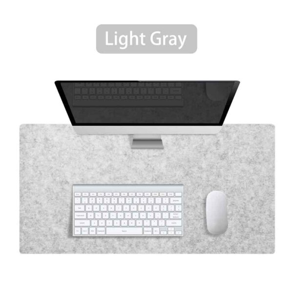 Large Size Gaming Mouse Pad Non-slip Wool Felt Mousepad Office Desk Mat Protector Table Laptop Cushion Keyboard Mat Premium - Image 2