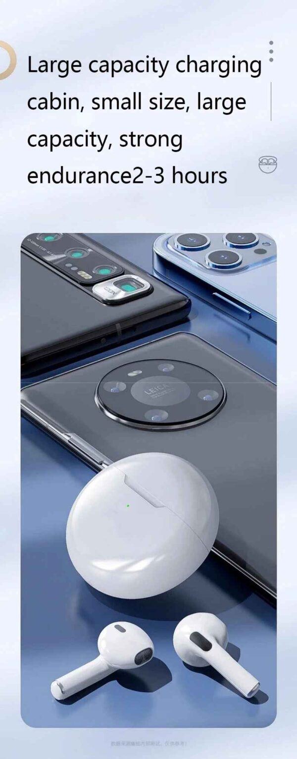 Original XIAOMI Air Pro 6 Earphone TWS 9D HIFI Headset Bluetooth Music Earbuds For IPhone Android Wireless Pods Headphones - Image 6