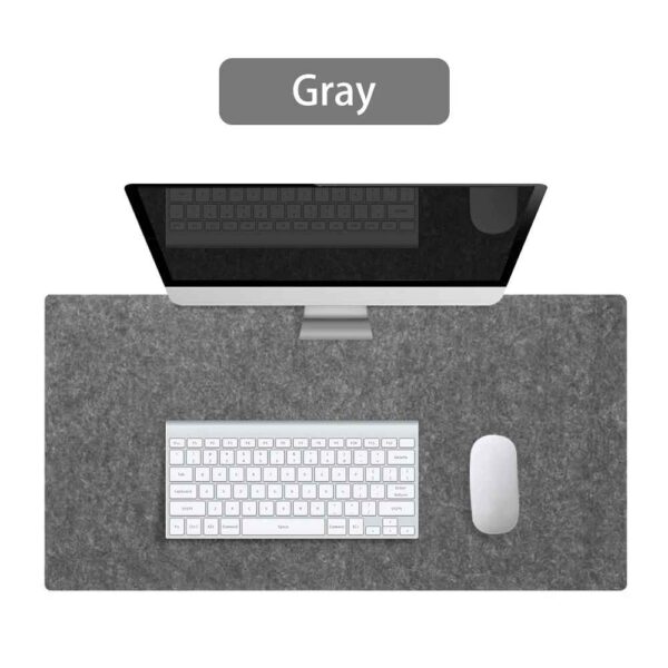 Large Size Gaming Mouse Pad Non-slip Wool Felt Mousepad Office Desk Mat Protector Table Laptop Cushion Keyboard Mat Premium - Image 3