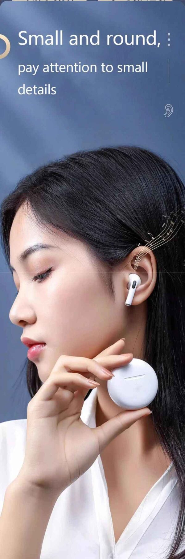 Original XIAOMI Air Pro 6 Earphone TWS 9D HIFI Headset Bluetooth Music Earbuds For IPhone Android Wireless Pods Headphones - Image 2