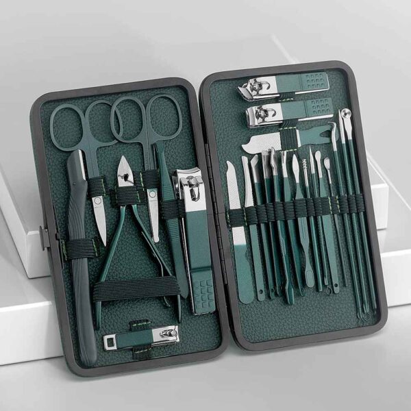 Manicure Set Professional Nail Clippers Kit Pedicure Care Tools- Stainless Steel Women Grooming Kit for Travel or Home